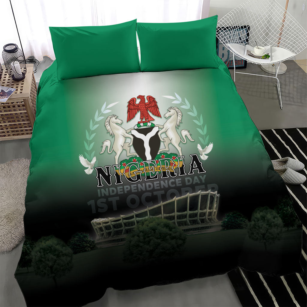 Nigeria Independence Day Bedding Set Proud To Be Nigerian