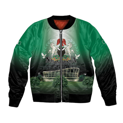 Nigeria Independence Day Bomber Jacket Proud To Be Nigerian