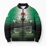 Nigeria Independence Day Bomber Puffer Jacket Proud To Be Nigerian