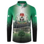 Nigeria Independence Day Button Sweatshirt Proud To Be Nigerian