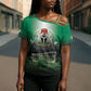 Nigeria Independence Day Cross Shoulder Shirt Proud To Be Nigerian