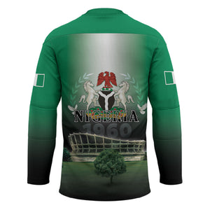 Nigeria Independence Day Hockey Jersey Proud To Be Nigerian