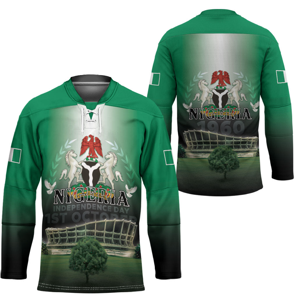 Nigeria Independence Day Hockey Jersey Proud To Be Nigerian