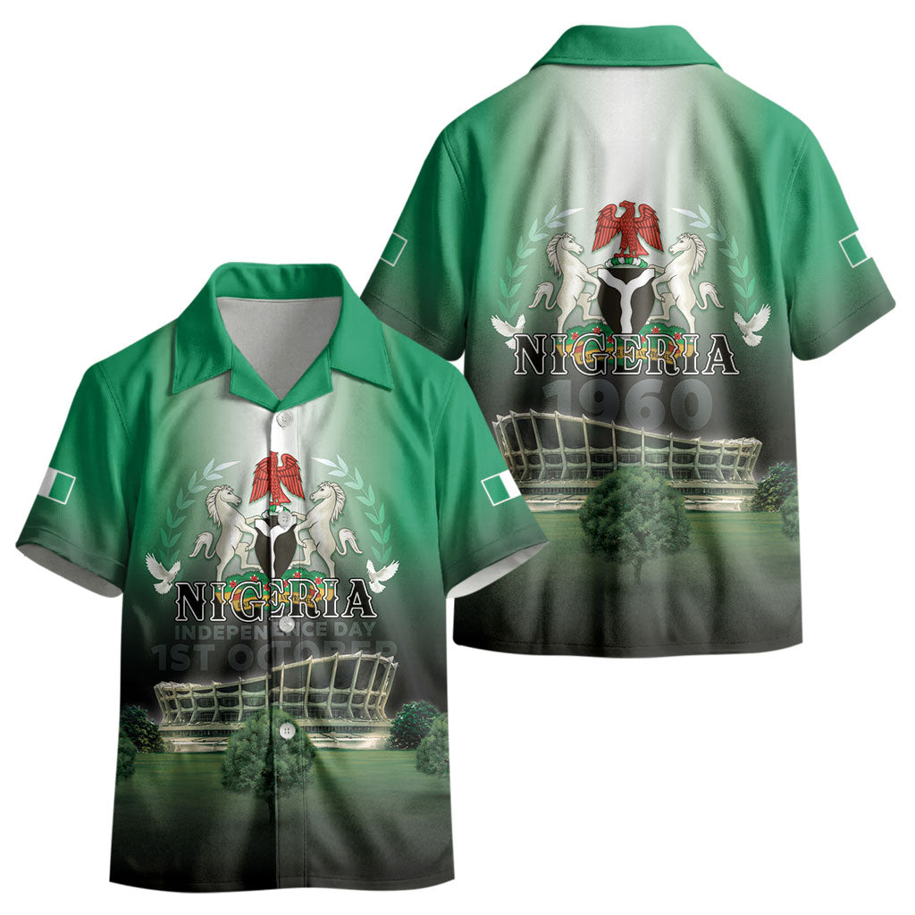 Nigeria Independence Day Kid Hawaiian Shirt Proud To Be Nigerian