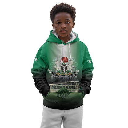 Nigeria Independence Day Kid Hoodie Proud To Be Nigerian