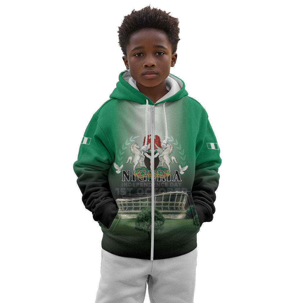 Nigeria Independence Day Kid Hoodie Proud To Be Nigerian