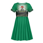 Nigeria Independence Day Kid Short Sleeve Dress Proud To Be Nigerian