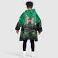 Nigeria Independence Day Kid Wearable Blanket Hoodie Proud To Be Nigerian