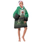 Nigeria Independence Day Kid Wearable Blanket Hoodie Proud To Be Nigerian
