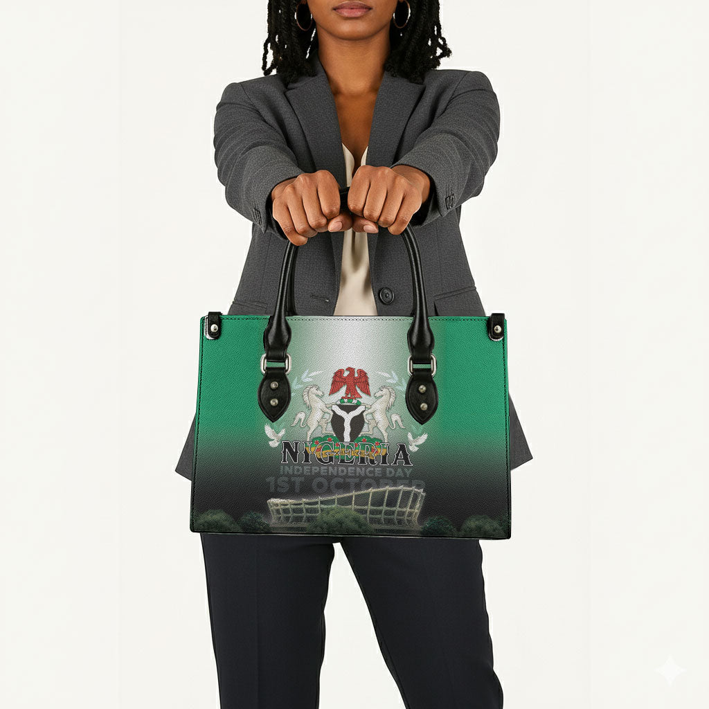 Nigeria Independence Day Leather Bag Proud To Be Nigerian