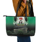Nigeria Independence Day Leather Tote Bag Proud To Be Nigerian