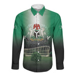 Nigeria Independence Day Long Sleeve Button Shirt Proud To Be Nigerian
