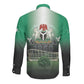 Nigeria Independence Day Long Sleeve Button Shirt Proud To Be Nigerian