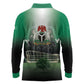 Nigeria Independence Day Long Sleeve Polo Shirt Proud To Be Nigerian