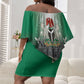 Nigeria Independence Day Off Shoulder Short Dress Proud To Be Nigerian