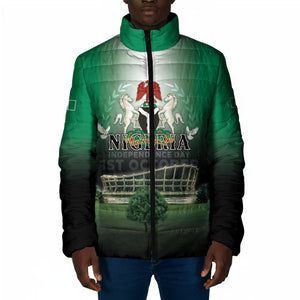 Nigeria Independence Day Padded Jacket Proud To Be Nigerian