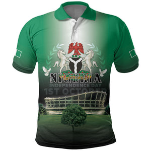 Nigeria Independence Day Polo Shirt Proud To Be Nigerian