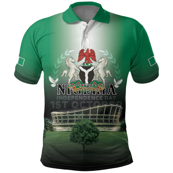 Nigeria Independence Day Polo Shirt Proud To Be Nigerian