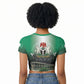 Nigeria Independence Day Raglan Cropped T shirt Proud To Be Nigerian