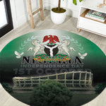 Nigeria Independence Day Round Carpet Proud To Be Nigerian