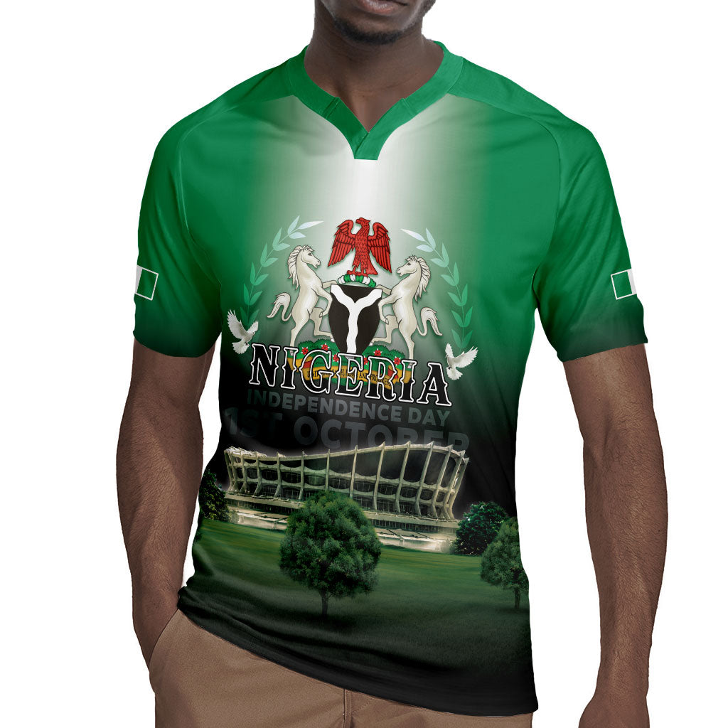 Nigeria Independence Day Rugby Jersey Proud To Be Nigerian