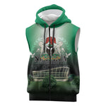 Nigeria Independence Day Sleeveless Zip Hoodie Proud To Be Nigerian