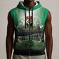 Nigeria Independence Day Sleeveless Zip Hoodie Proud To Be Nigerian