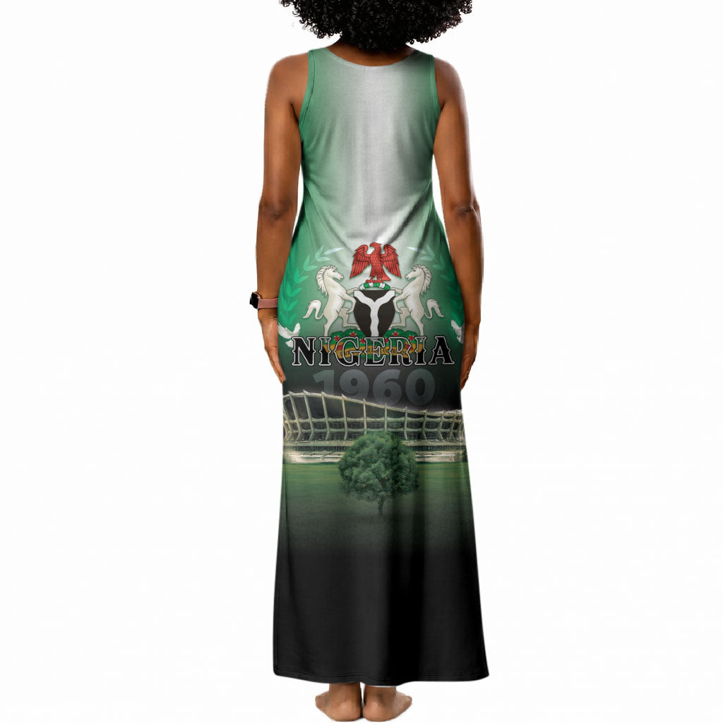 Nigeria Independence Day Tank Maxi Dress Proud To Be Nigerian