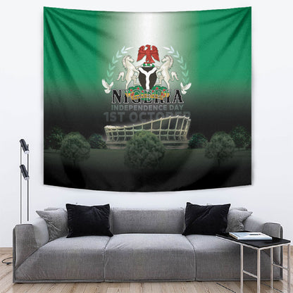 Nigeria Independence Day Tapestry Proud To Be Nigerian