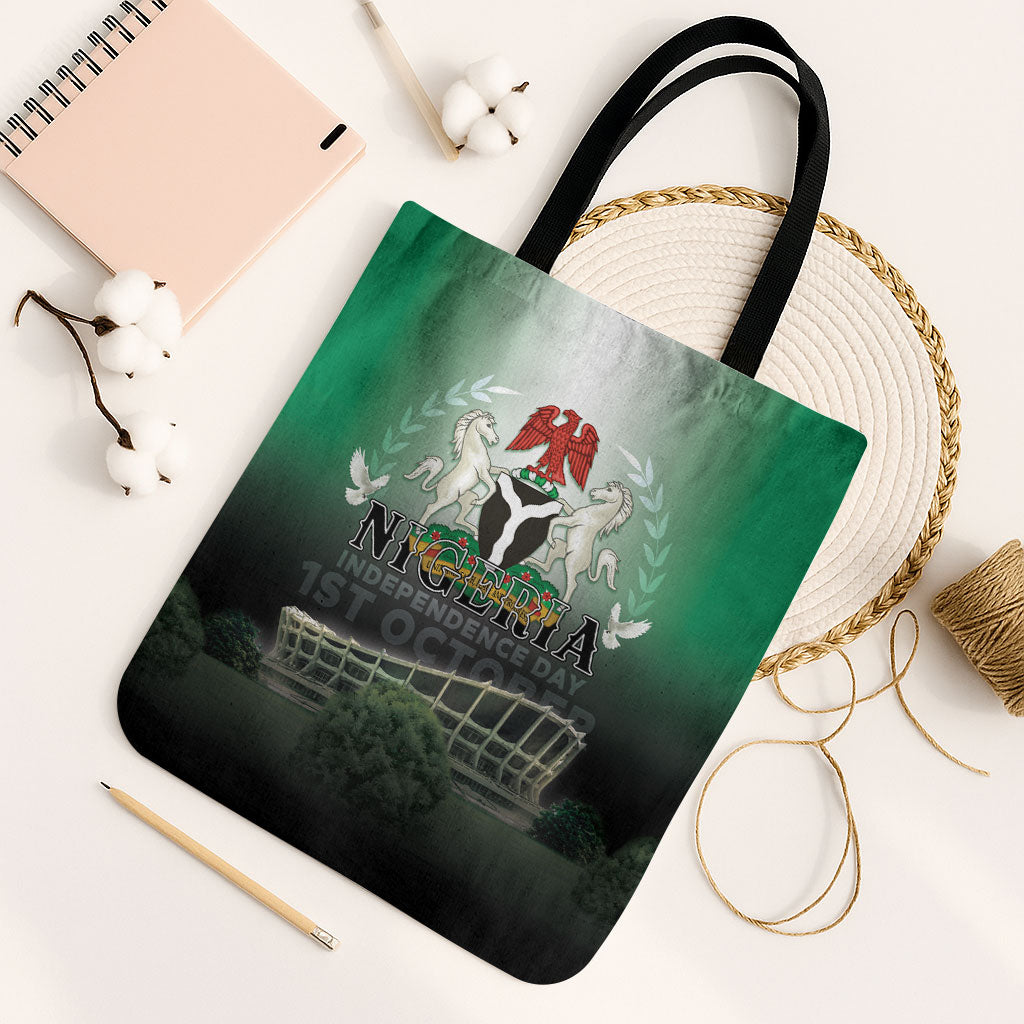 Nigeria Independence Day Tote Bag Proud To Be Nigerian
