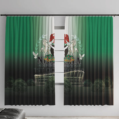 Nigeria Independence Day Window Curtain Proud To Be Nigerian