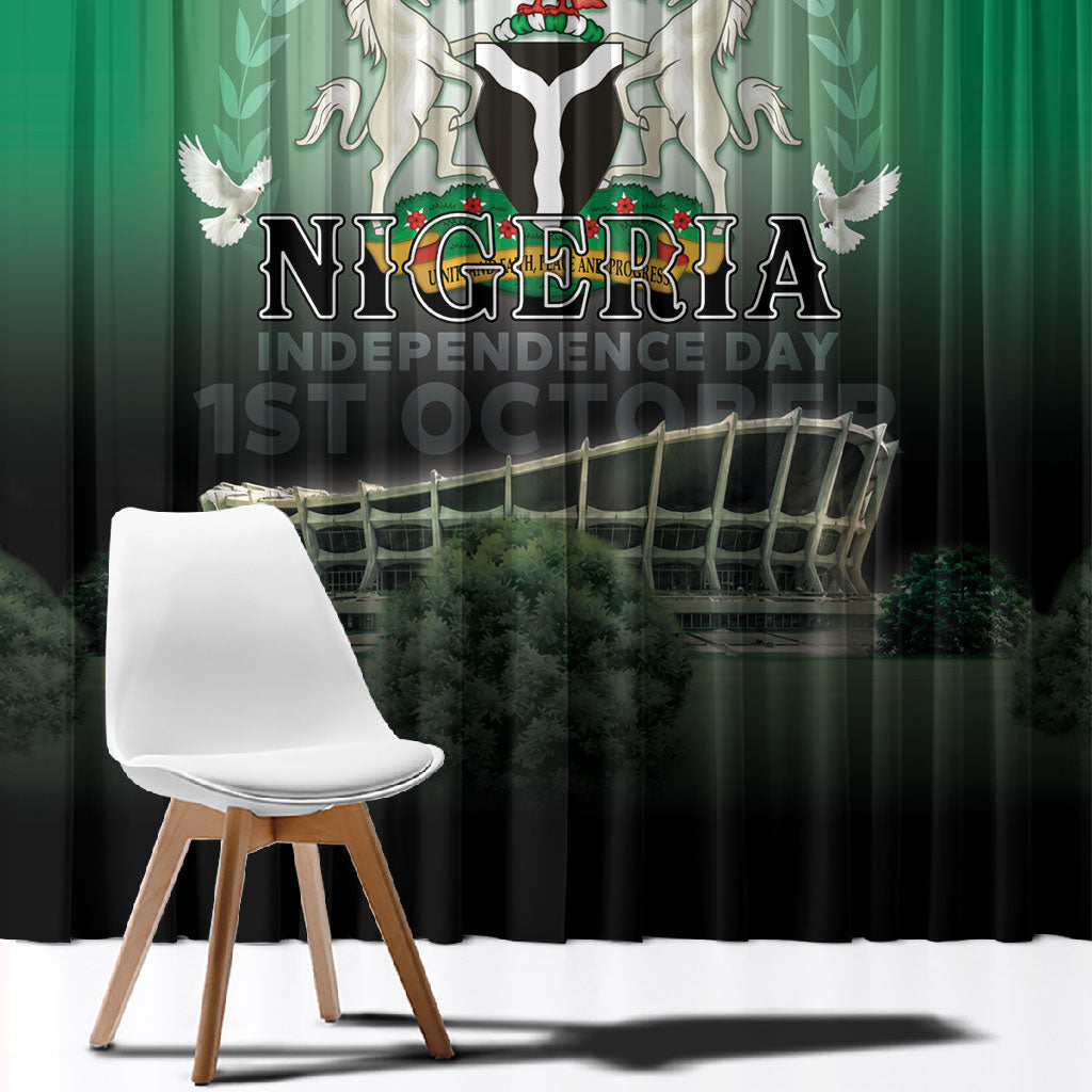 Nigeria Independence Day Window Curtain Proud To Be Nigerian