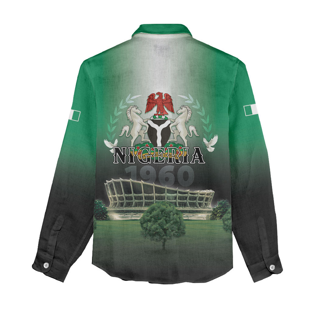 Nigeria Independence Day Women Casual Shirt Proud To Be Nigerian