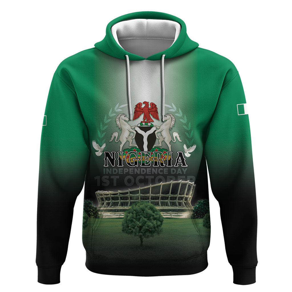 Nigeria Independence Day Zip Hoodie Proud To Be Nigerian