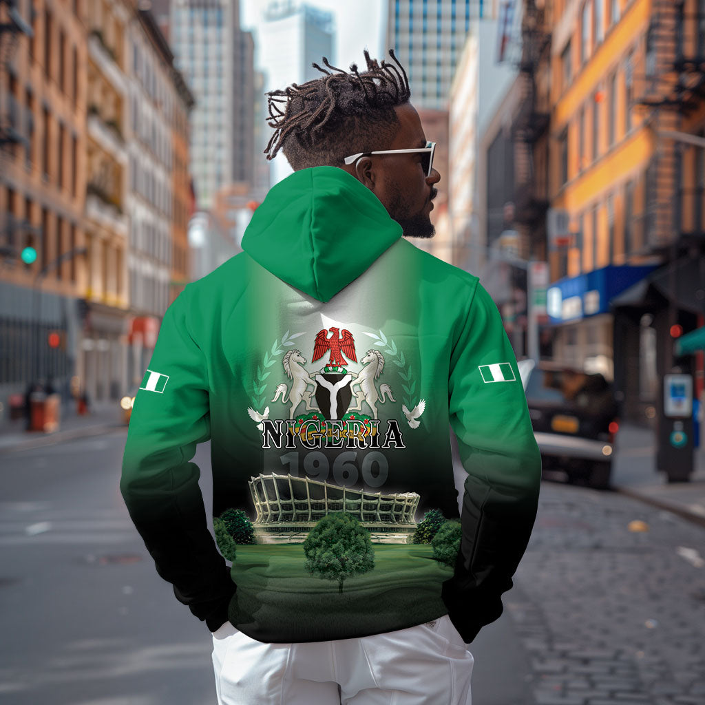 Nigeria Independence Day Zip Hoodie Proud To Be Nigerian