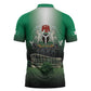 Nigeria Independence Day Zipper Polo Shirt Proud To Be Nigerian