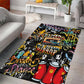 Raised On Hip Hop Area Rug Graffiti Art Style - African Pride