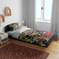 Raised On Hip Hop Bedding Set Graffiti Art Style - African Pride