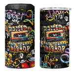 Raised On Hip Hop 4 in 1 Can Cooler Tumbler Graffiti Art Style - African Pride