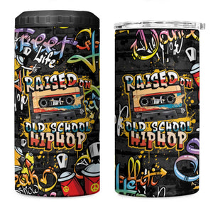 Raised On Hip Hop 4 in 1 Can Cooler Tumbler Graffiti Art Style - African Pride