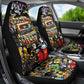 Raised On Hip Hop Car Seat Cover Graffiti Art Style - African Pride