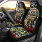 Raised On Hip Hop Car Seat Cover Graffiti Art Style - African Pride