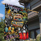 Raised On Hip Hop Garden Flag Graffiti Art Style - African Pride