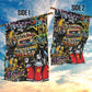 Raised On Hip Hop Garden Flag Graffiti Art Style - African Pride