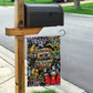 Raised On Hip Hop Garden Flag Graffiti Art Style - African Pride