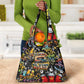 Raised On Hip Hop Grocery Bag Graffiti Art Style - African Pride