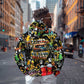 Raised On Hip Hop Hoodie Graffiti Art Style - African Pride