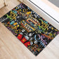 Raised On Hip Hop Rubber Doormat Graffiti Art Style - African Pride