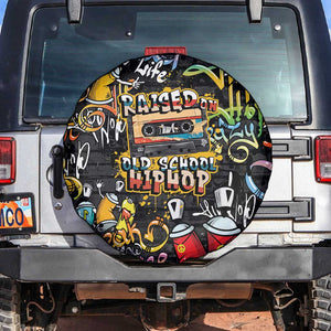 Raised On Hip Hop Spare Tire Cover Graffiti Art Style - African Pride