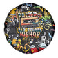 Raised On Hip Hop Spare Tire Cover Graffiti Art Style - African Pride